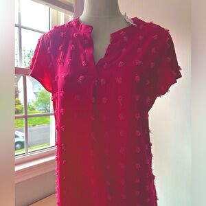 Size small fushia top NWT